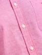 Linen Blend Double Two Shirt - Pink