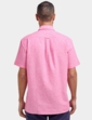 Linen Blend Double Two Shirt - Pink