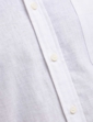 Linen Blend Double Two Shirt - White