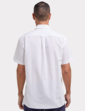 Linen Blend Double Two Shirt - White