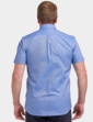 Double Two Short Sleeve Oxford Shirt - Blue