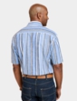 Pegasus Short Sleeve Stripe Shirt - Blue