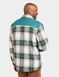 Pegasus Sherpa Lined Overshirt with Cord Panel - Green