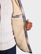 Pegasus Sherpa Lined Overshirt with Cord Panel - Navy