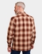 Pegasus Long Sleeve Check Shirt with Chest Pockets - Chestnut