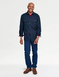 Pegasus Long Sleeve Check Shirt - Navy