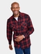 Pegasus Long Sleeve Check Shirt - Red
