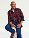 Pegasus Long Sleeve Check Shirt - Red