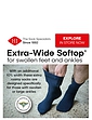 HJ Hall Pack Of 3 Wide Fit Softop Socks