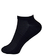 3 Pack Trainer Sock With Arch Support - Black