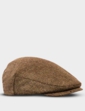Stretch Tweed Cap - Brown