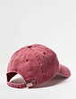 Stonewashed Baseball Cap - Wine