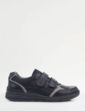 Truflex Touch Fasten Wide Fit Trainer - Black