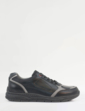 Truflex Wide Fit Lace Trainer - Black
