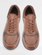 Truflex Wide Fit Lace Trainer - Brown