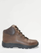 Leather Waterproof Extra Wide Fit Lace Hiker Boot - Brown