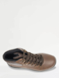 Leather Waterproof Extra Wide Fit Lace Hiker Boot - Brown