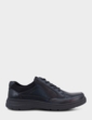 Pegasus Wide Fit Lace Shoe - Black