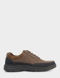 Pegasus Wide Fit Lace Shoe - Brown