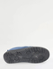 Faux Suede Fleece Lined Wide Fit Slipper - Navy