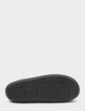 Dr Keller Fleece Lined Wide Fit Slipper - Grey