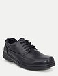 Truflex Lace Wide Fit Shoe - Black