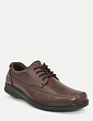 Truflex Lace Wide Fit Shoe - Brown