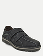 Pegasus Touch Fasten Wide Fit Shoe - Black