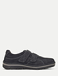 Pegasus Touch Fasten Wide Fit Shoe - Black