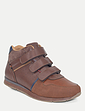 Pegasus Wide Fit Triple Touch Fasten Boot - Brown