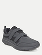 Pegasus Touch Fasten Wide Fit Trainer - Black