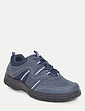 Cushion Walk Wide G Fit Trainer With Gel Pad - Navy