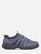 Cushion Walk Wide G Fit Trainer With Gel Pad - Navy