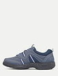 Cushion Walk Wide G Fit Trainer With Gel Pad - Navy