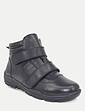 Pegasus Waterproof Leather Sherpa Lined Touch Fasten Boot - Black