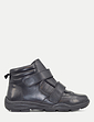 Pegasus Waterproof Leather Sherpa Lined Touch Fasten Boot - Black