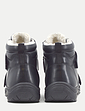 Pegasus Waterproof Leather Sherpa Lined Touch Fasten Boot - Black