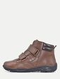 Pegasus Waterproof Leather Sherpa Lined Touch Fasten Boot - Brown