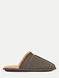 Dr Keller Wide Fit Mule Slipper - Brown