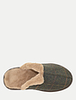 Dr Keller Wide Fit Mule Slipper - Brown