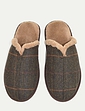 Dr Keller Wide Fit Mule Slipper - Brown