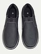 Dr Keller Wide Fit Slip On Trainer Shoe - Black