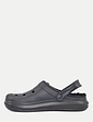 Fleece Lined Wide Fit Clog - Black