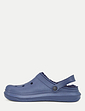 Fleece Lined Wide Fit Clog - Navy