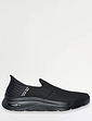 Skechers Go Walk Extra Wide Fit Slip In Trainer - Black