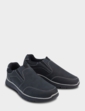 Dr Keller Wide Fit Slip On Trainer Shoe - Black