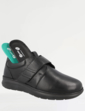 DB Shoes Mens Leather Lightweight Shoe Norton Extra Wide EE - Black