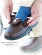 DB Shoes Mens Leather Lightweight Shoe Norton Extra Wide EE - Brown