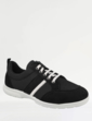 DB Shoes Mens Lace Trainer Tim Extra Wide EE to 4E - Black
