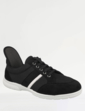 DB Shoes Mens Lace Trainer Tim Extra Wide EE to 4E - Black